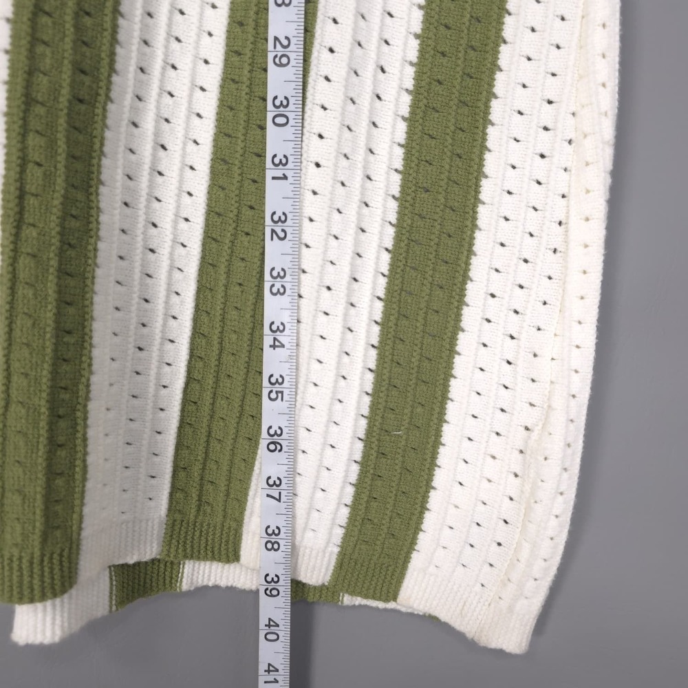 ANTHROPOLOGIE DAILY PRACTICE New Knit Mini Dress XL Sleeveless Green Striped - Picture 5 of 16